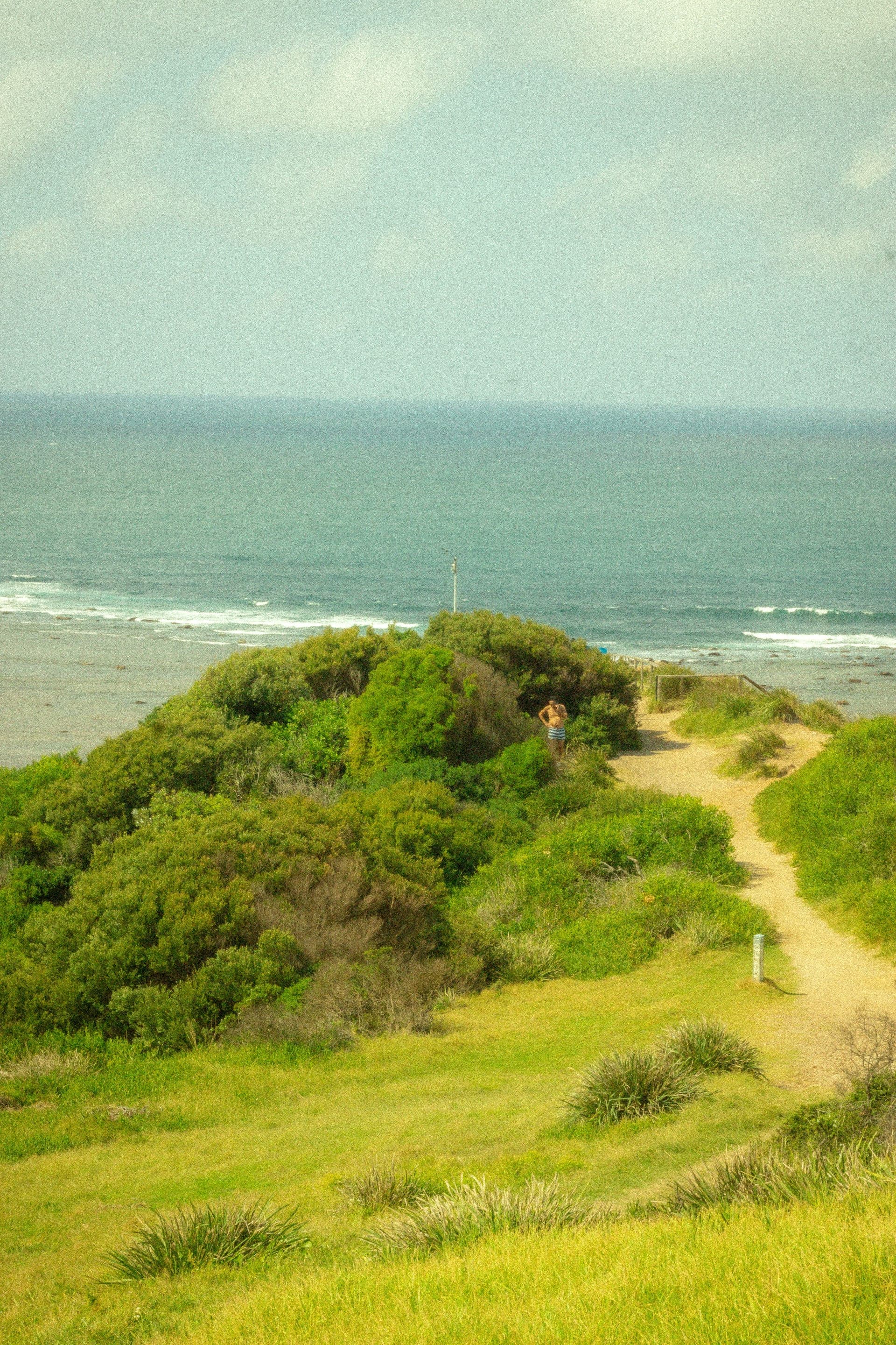 Emerald Beach coastline and headland on the Coffs Coast, NSW 2456